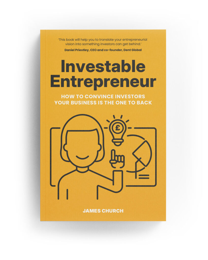 Investable Entrepreneur book for startup consulting and fundraising guidance