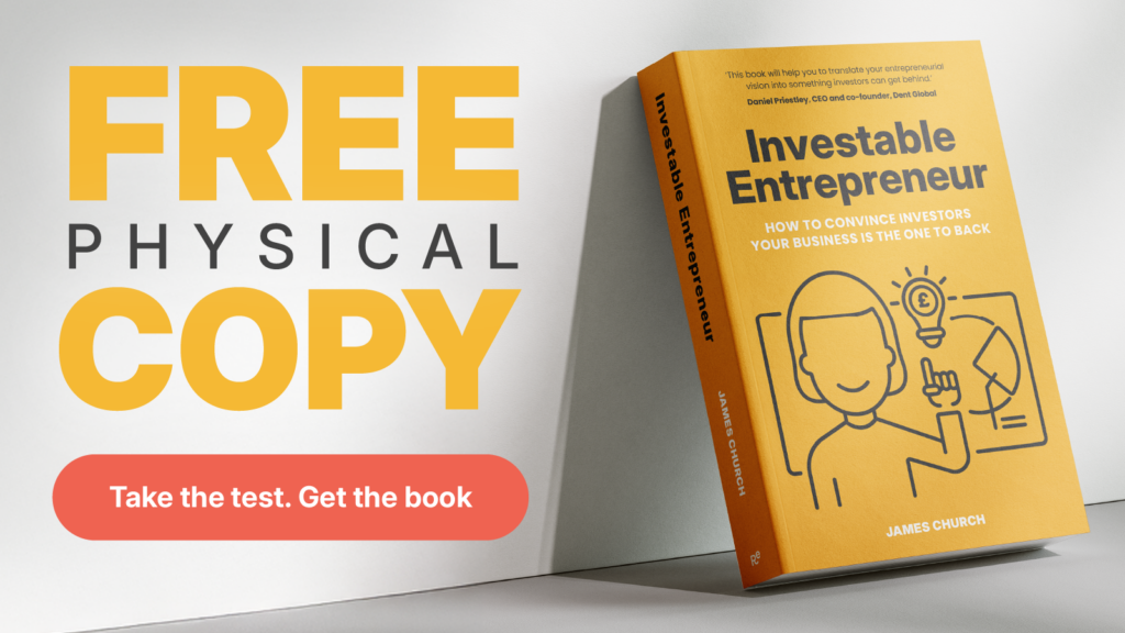 Free copy of investable entrepreneur - a book for startups